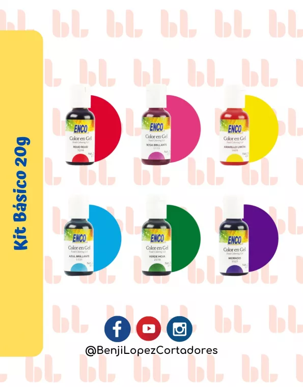 Kit Básico 20g – ENCO – Colores