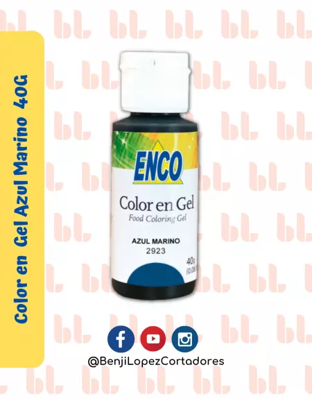 Color en Gel Azul Marino 40G - ENCO - Portada