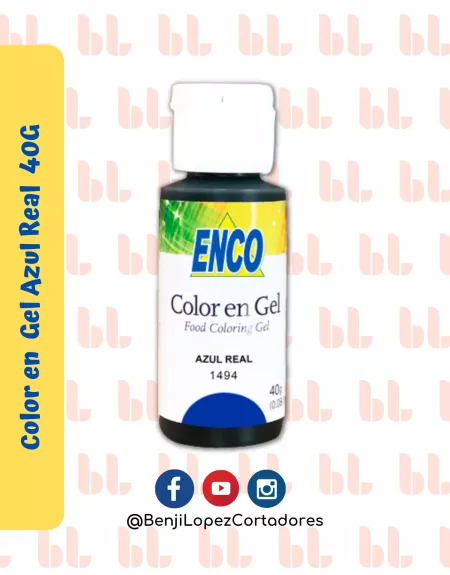 Color en Gel Azul Real 40G - ENCO - Portada