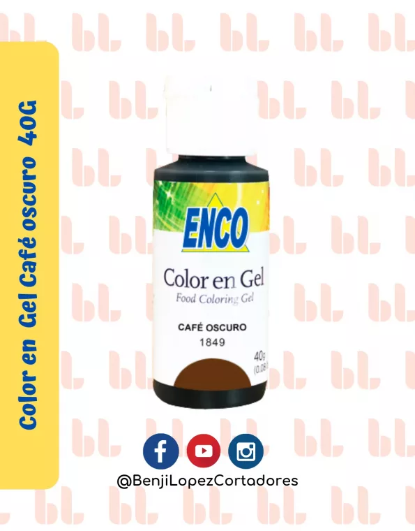Color en Gel Café Oscuro 40G - ENCO - Portada
