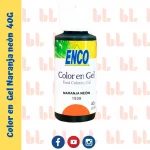 Color en Gel Naranja Neon 40G - ENCO - Portada