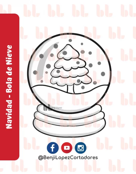 Cortador de galletas – Bola de Nieve