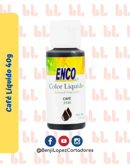 Color Líquido Café 40G - ENCO - Portada