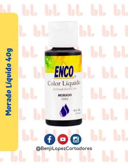 Color Líquido Morado 40G - ENCO - Portada