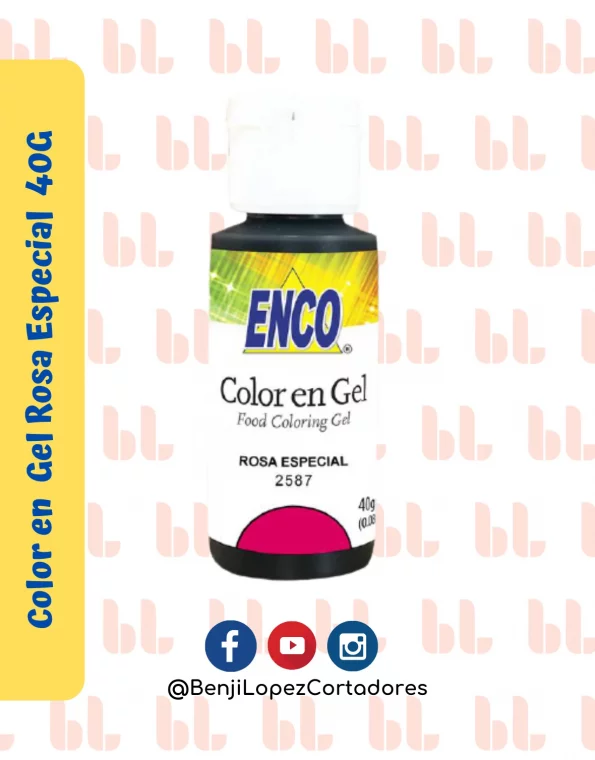 Color en Gel Rosa Especial 40G - ENCO - Portada