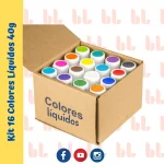 Kit 16 Colores Líquidos 40G - ENCO - Portada
