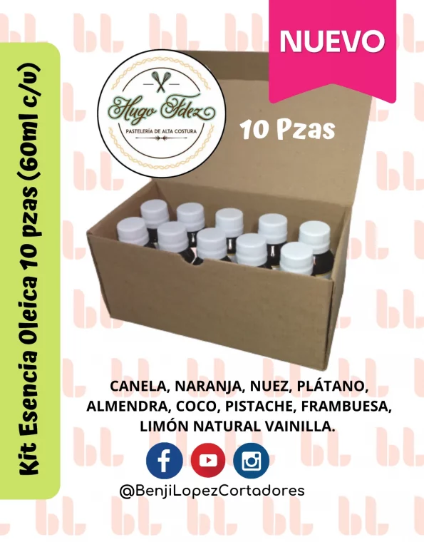 Kit Esencias Oleicas – Kit 10 botellas (60ml) – Portada