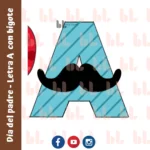 Cortador de galletas – Letra A con bigote – Portada