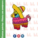 Cortador de galletas – Piñata con sombrero – Portada