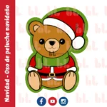 Cortador de galletas – Oso de peluche navideño – Portada