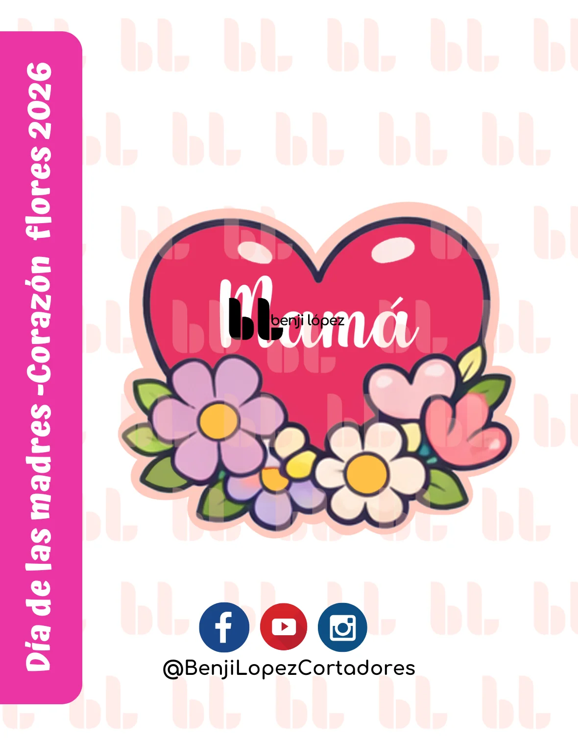 Corazón flores 2026